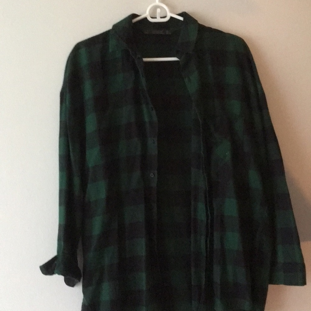 Zara Green Flannel